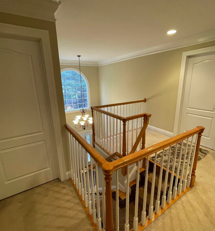 Beautifully repainted foyer - After 1.