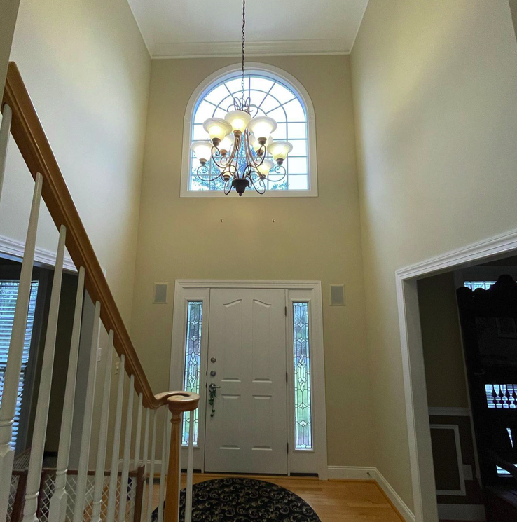 Fourth after shot of the beautifully repainted Springfield foyer - After 4.